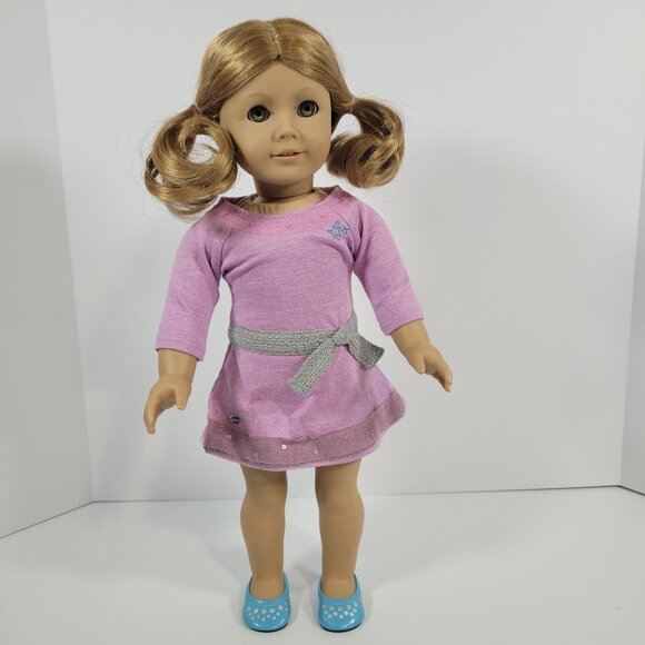 American Girl Doll Truly Me Just Like You 21 Short Honey Blonde Hair Hazel Eyes